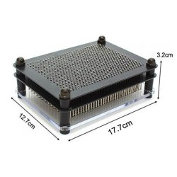 PinArt - 3D vggkonst, svart/silver