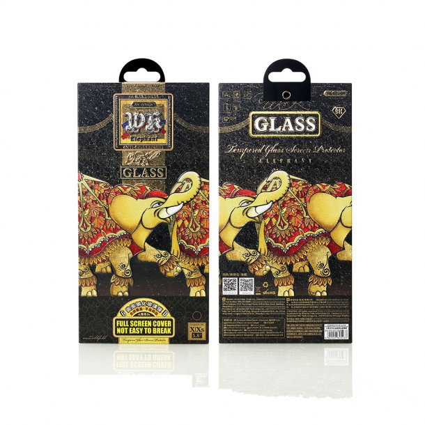 Skrmskydd (9H glas) - iPhone (6D bjd), Integritetsskydd - Vlj variant