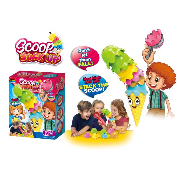 Scoop Stack Up - Isvaffel stablespil