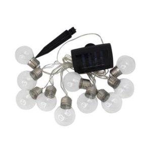 LED lyskde - udendrs m. solcelle funktion, 20 prer, 5,8 m