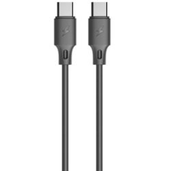 QC USB-C - USB-C kabel, sort