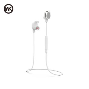In-ear hretelefoner BD350 - Trdlse, til sportsbrug, hvid