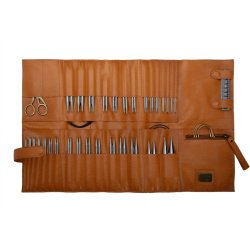 Muud Stockholm XL Etui til Strikkepinde - Lder, Whisky