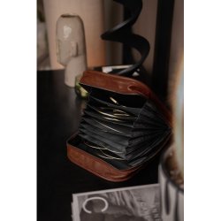 Muud Voss Etui til Strikkepinde - Lder, Rich Brown