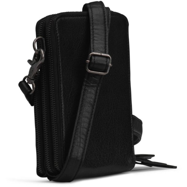 Muud Dafna Crossbody Taske - Lder, Sort