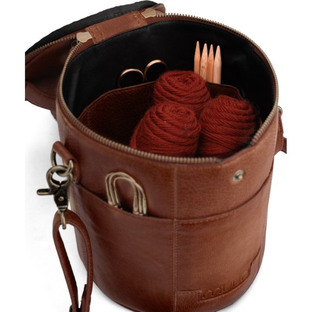 Muud Saturn Taske - Lder, Rich Brown