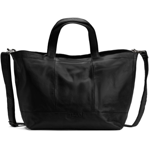 Muud Hiba Taske med Lynls - Lder, Sort