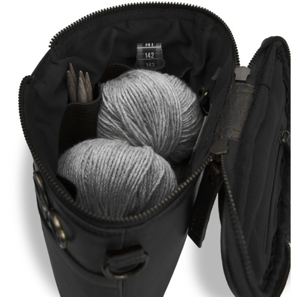 Muud Grace Taske - Lder, Sort