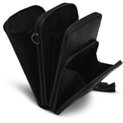 Muud Dafna Crossbody Taske - Lder, Sort