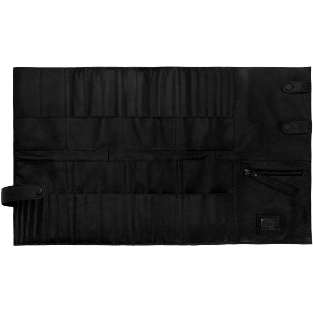 Muud Stockholm XL Etui til Strikkepinde - Lder, Sort