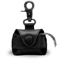 Muud Malm&ouml; Hook Etui til Mlebnd - Lder, Sort