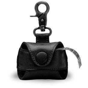 Muud Malmö Hook Etui til Mlebnd - Lder, Sort