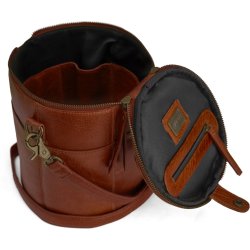 Muud Saturn Taske - Lder, Rich Brown