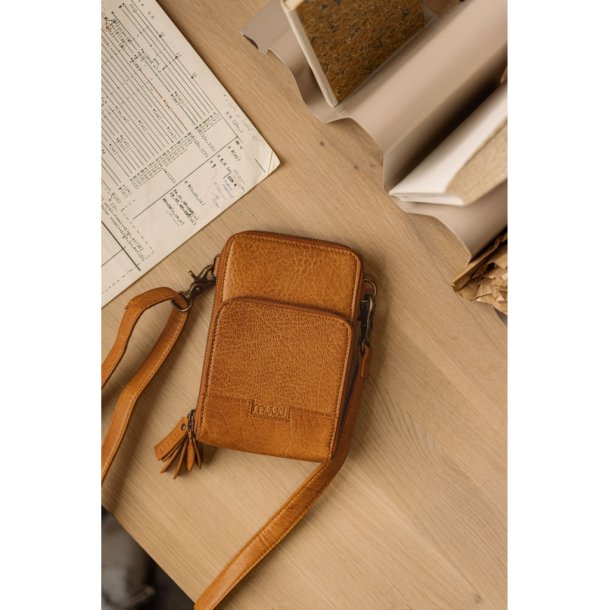 Muud Dafna Crossbody Taske - Lder, Whisky