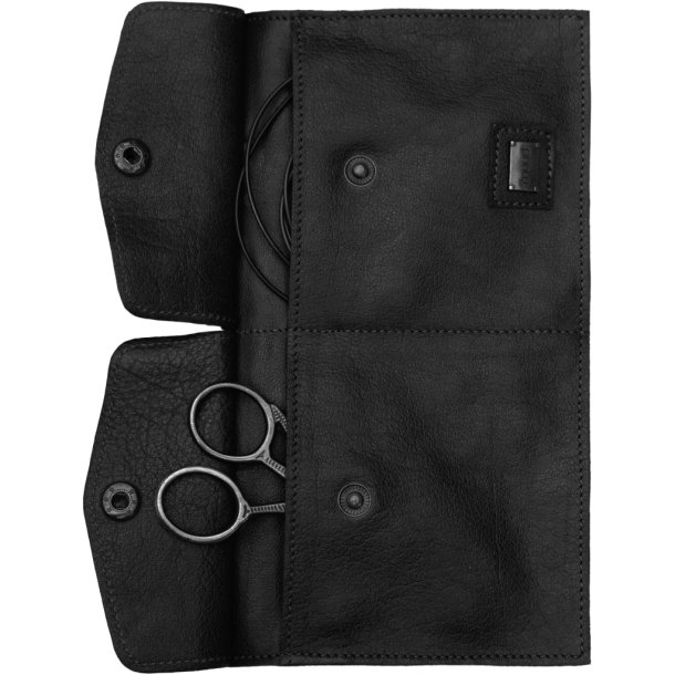 Muud Carita H Tilbehr til Etui - Lder, Sort