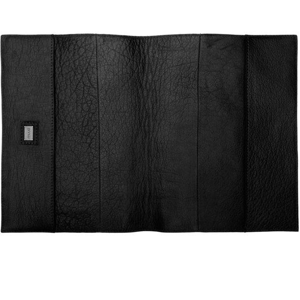 Muud Gaby Notesbog - Lder, Sort