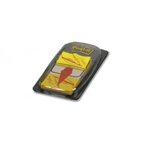 Post-it Indexfaner - Underskriv her - 25x43 mm - 300 stk