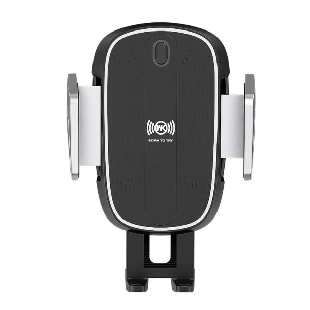 Trdls oplader og mobilholder - til bil, 10W, sort/slv