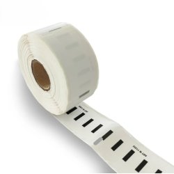 Kompatibel DYMO label etiketter, 25 mm x 54 mm, 500 stk - sort/hvid