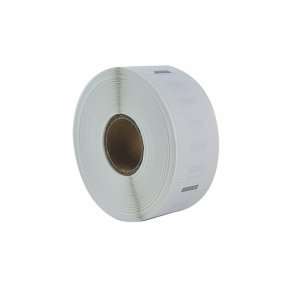 Kompatibel DYMO label etiketter, 25 mm x 54 mm, 500 stk - sort/hvid
