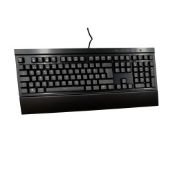 Mekanisk gaming tastatur Premium med RGB-lys, sort