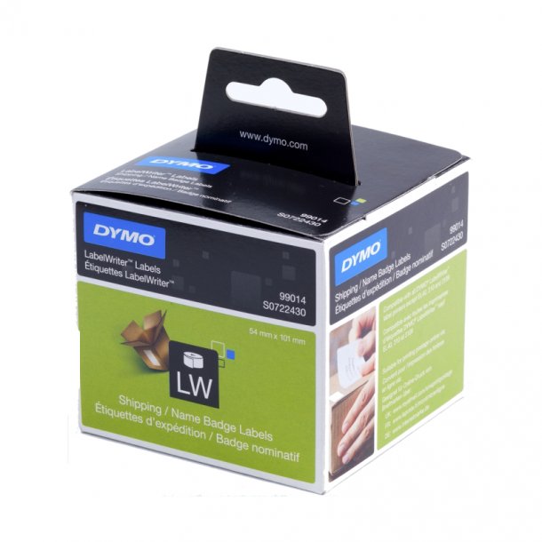 Dymo pakkelabels 54x101 hvid 