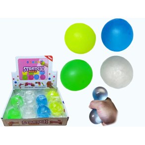 Squeeze Stretchy Bolde 6 cm � 2-pak Sansebolde til B�rn