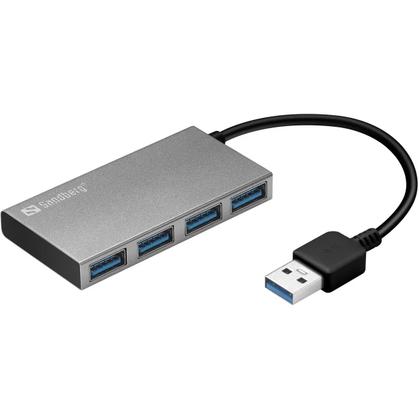 Sandberg 1 USB 3.0 til 4 USB 3.0 Pocket Hub