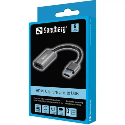 Sandberg HDMI Capture Link til USB