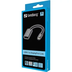 Sandberg USB-C Dock HDMI+3xUSB+PD 100W, Alu