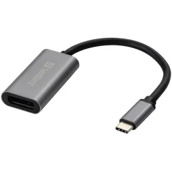 Sandberg USB-C Dock HDMI+3xUSB+PD 100W, Alu