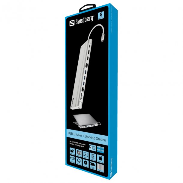 Sandberg USB-C All-in-1 Docking Station