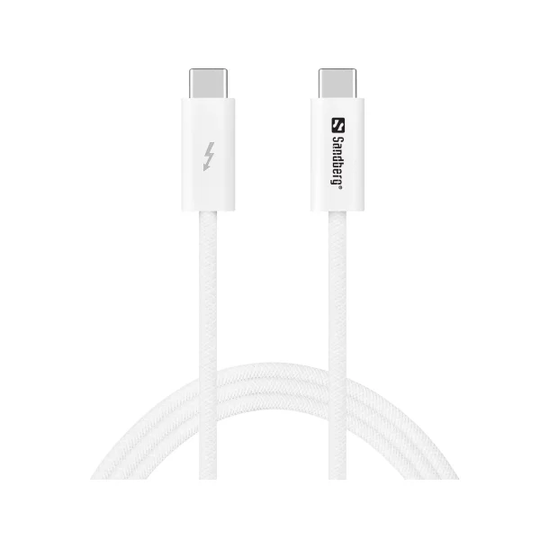 Sandberg USB-C>C kabel USB4 240W+40Gbps, 1M