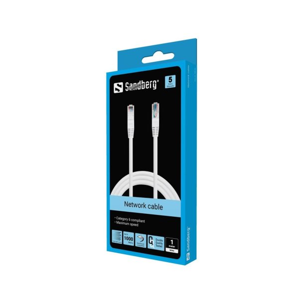 Sandberg Netvrkskabel UTP Cat6, 5 m