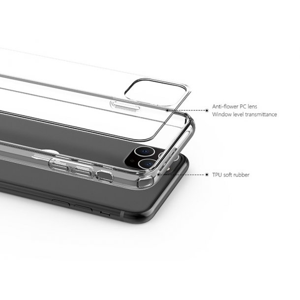 iPhone 11 Pro Max cover - vandafvisende, transparent