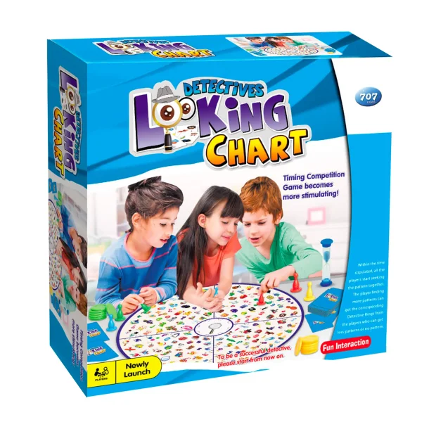 Detectives Looking Chart, brtspil