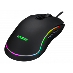 Fourze GM700 Gaming mus, sort