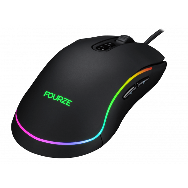 Fourze GM700 Gaming mus, sort