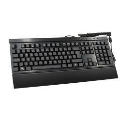 Mekanisk gaming tastatur Premium med RGB-lys, sort