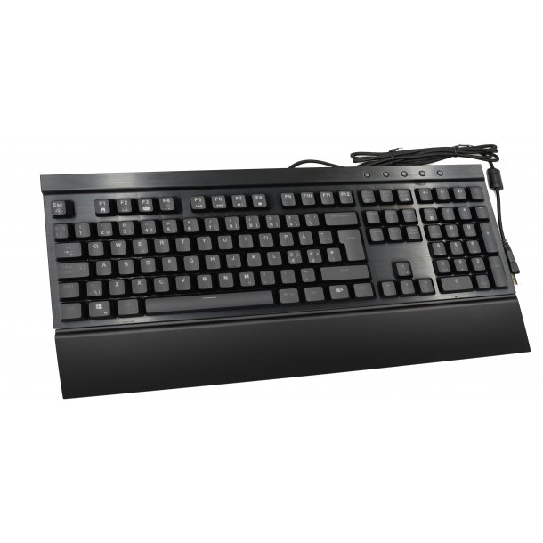 Mekanisk gaming tastatur Premium med RGB-lys, sort