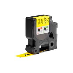 DYMO Tape Rhino 19 mm (5,5 m), Vinyl - sort/gul