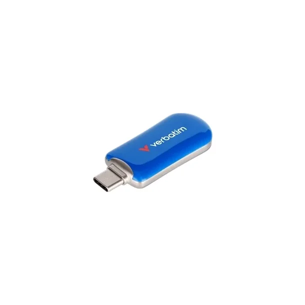 Verbatim Plectra USB-C Flash Drive Blue 256GB