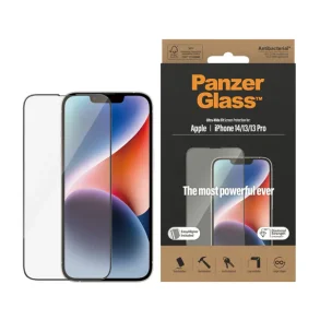 PanzerGlass skrmbeskyttelse iPhone 14 Pro Max - Ultra-Wide Fit, antibakteriel