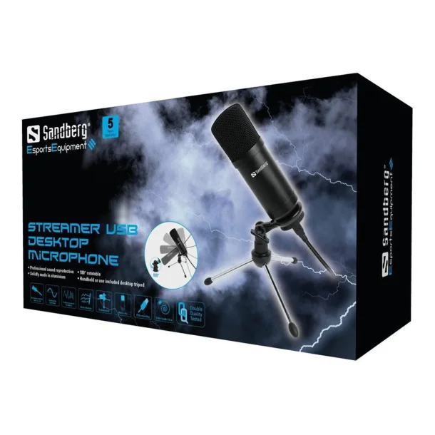 Sandberg USB Streamer Desk Mikrofon