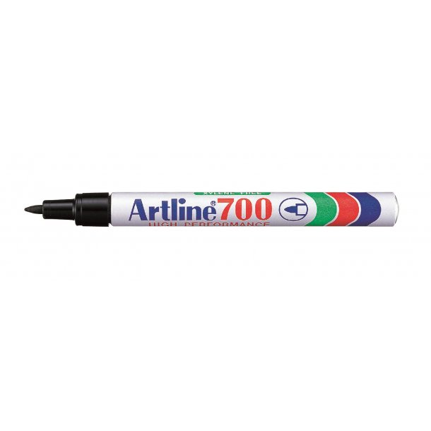 Artline Marker 700 Permanent 0,7 Svart, 12 st