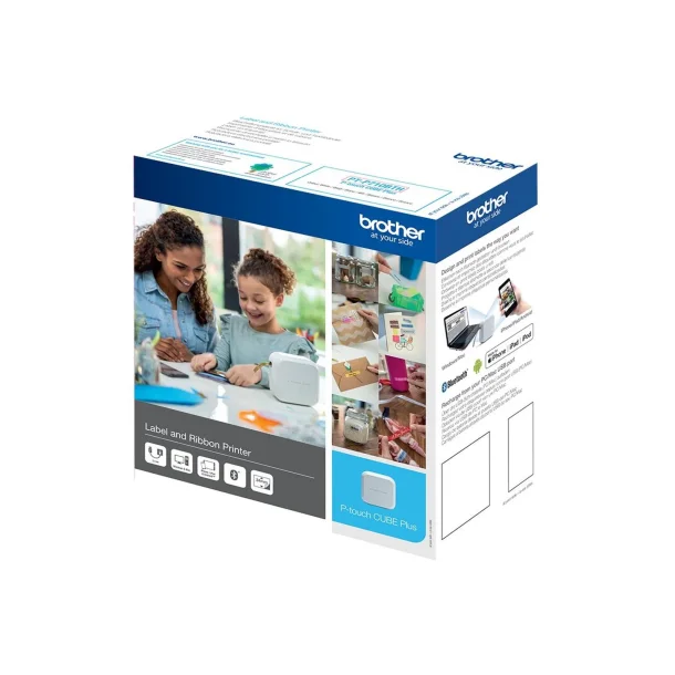 Brother PT-P710BTH Cube Plus Label Maskine, Hvid