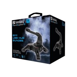 Sandberg 2-i-1 USB Hub Bungee