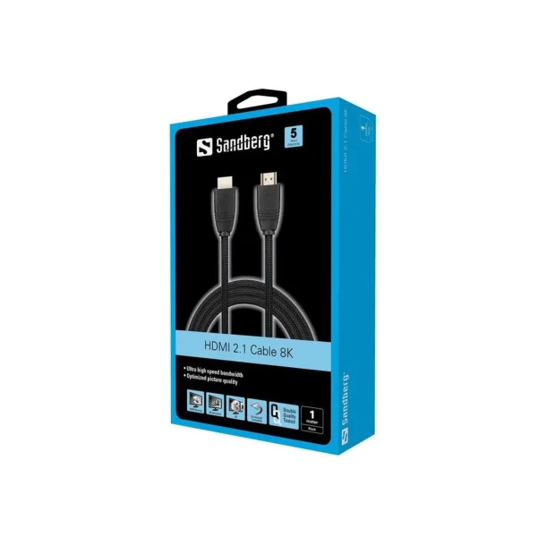 Sandberg HDMI 2.1 Cable 8K, 2m