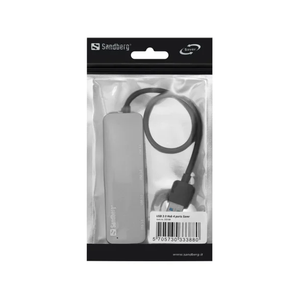 Sandberg USB 3.0 Hub 4 ports SAVER