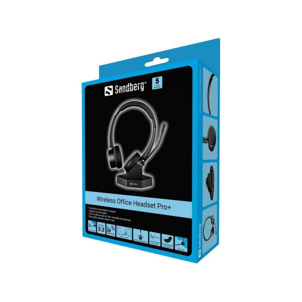 Sandberg Trdlst Kontorheadset Pro+